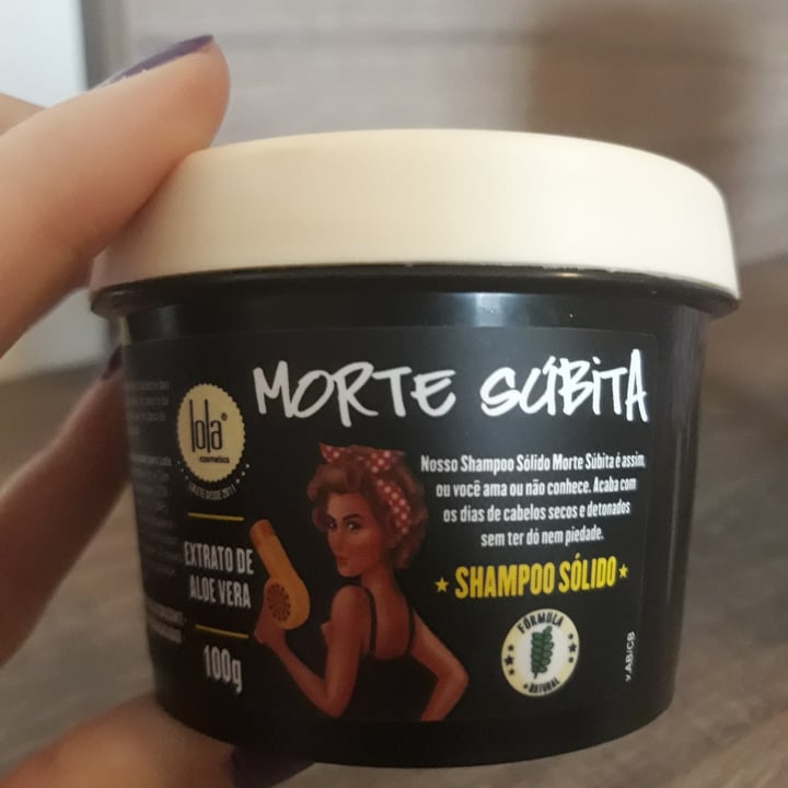 photo of Lola Cosmetics Shampoo Sólido Morte Súbita shared by @marizillo on  05 Sep 2022 - review