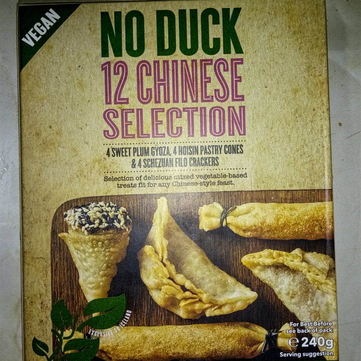 review photo of Iceland Foods No Duck 12 Chinese Selection shared by @davidvegan on 25 May 2020 - review