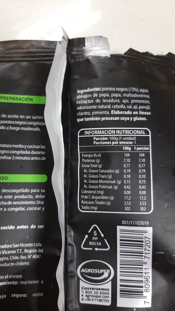 review photo of La Crianza Hamburguesa Porotos Negros shared by @franutricion on 20 Feb 2020 - review
