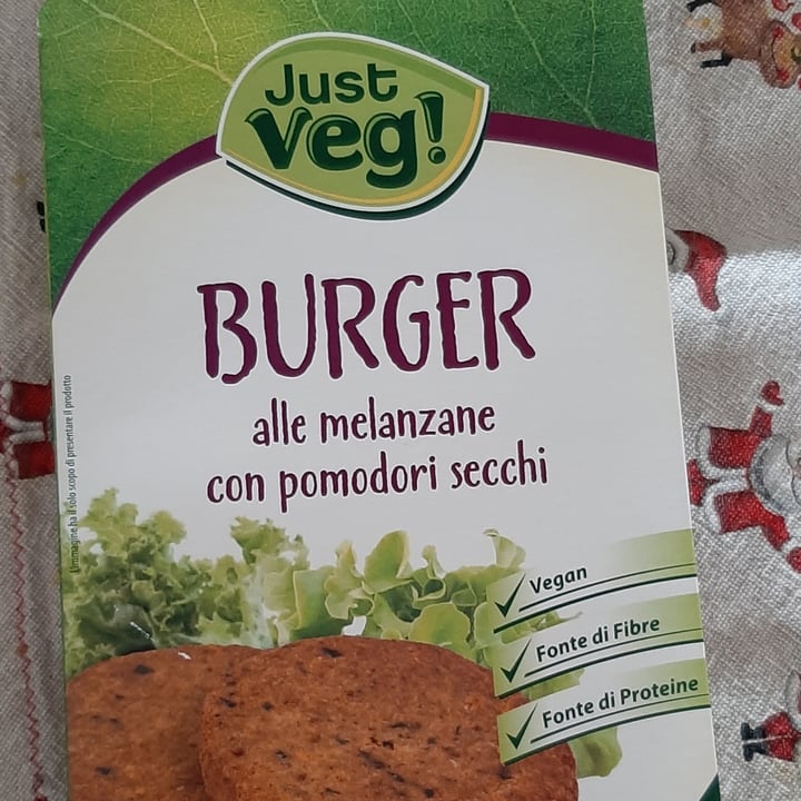 photo of Just Veg! (ALDI Italy) Burger alle melanzane con pomodori secchi shared by @lilliflower on  24 May 2022 - review