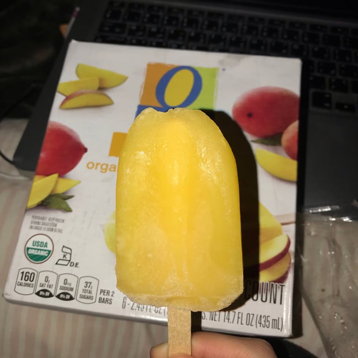 photo of O Organics Mango organic frozen fruit bar shared by @iraghad on  09 May 2021 - review