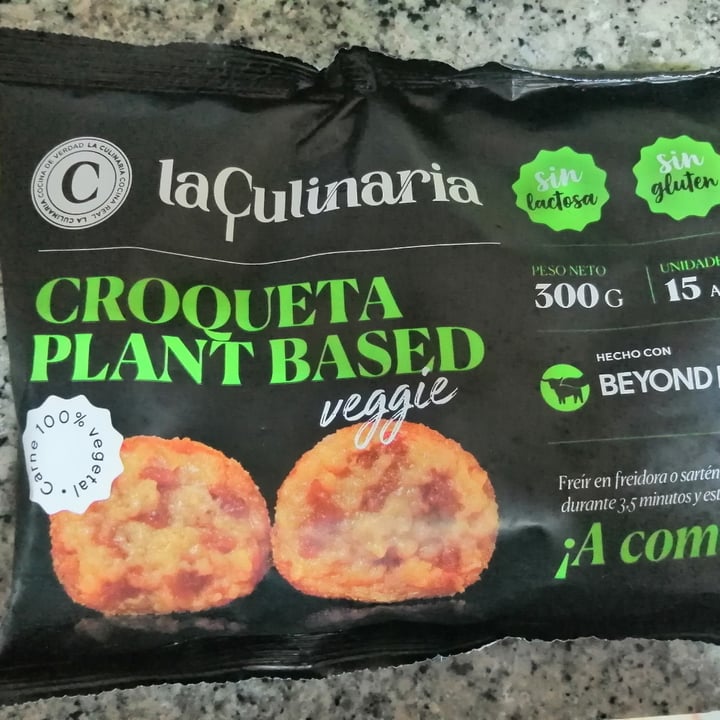 photo of La Culinaria Croqueta plant-based shared by @merysala on  25 Apr 2022 - review