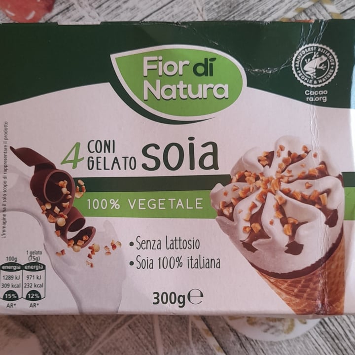 review photo of Fior di Natura 4 coni gelato soia shared by @giasa on 07 Jul 2022 - review