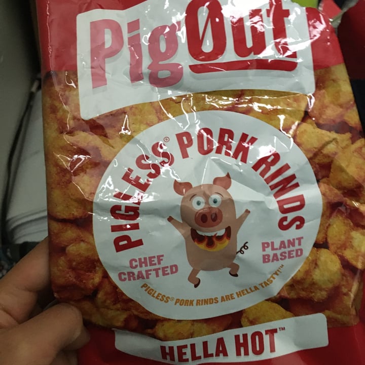 photo of Outstanding Foods Hella Hot Pigless Pork Rinds shared by @mar28 on  28 Jun 2020 - review