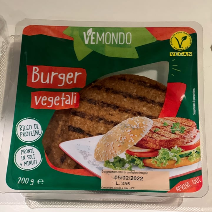 photo of Vemondo Burger vegetali shared by @costanzazappala on  02 Feb 2022 - review