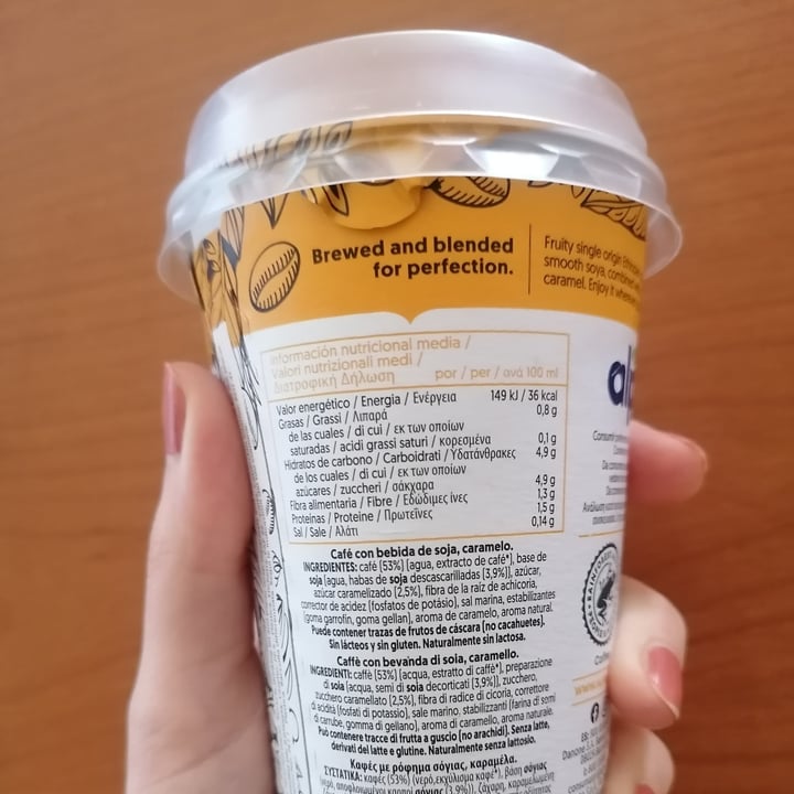 review photo of Alpro Vegetal Baristas Caffè (Caramello Soya) shared by @julesss7390 on 19 May 2022 - review
