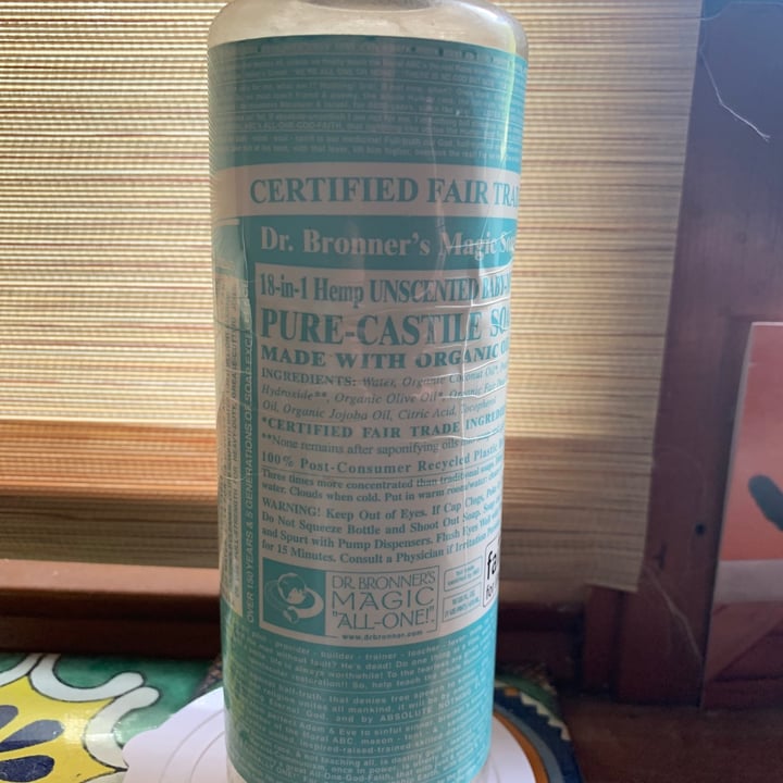 photo of Dr. Bronner's 18 in 1 baby mild- Pure castile soap shared by @allhess on  28 Aug 2021 - review