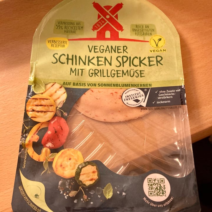 photo of Rügenwalder Mühle Veganer Schinken Spicker mit Grillgemüse shared by @abi88 on  23 Oct 2021 - review