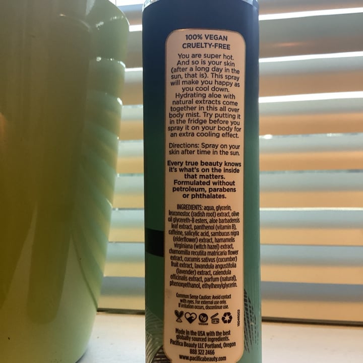 review photo of Pacifica After Sun Spray Coconut Vanilla shared by @ohlilian on 18 Aug 2022 - review