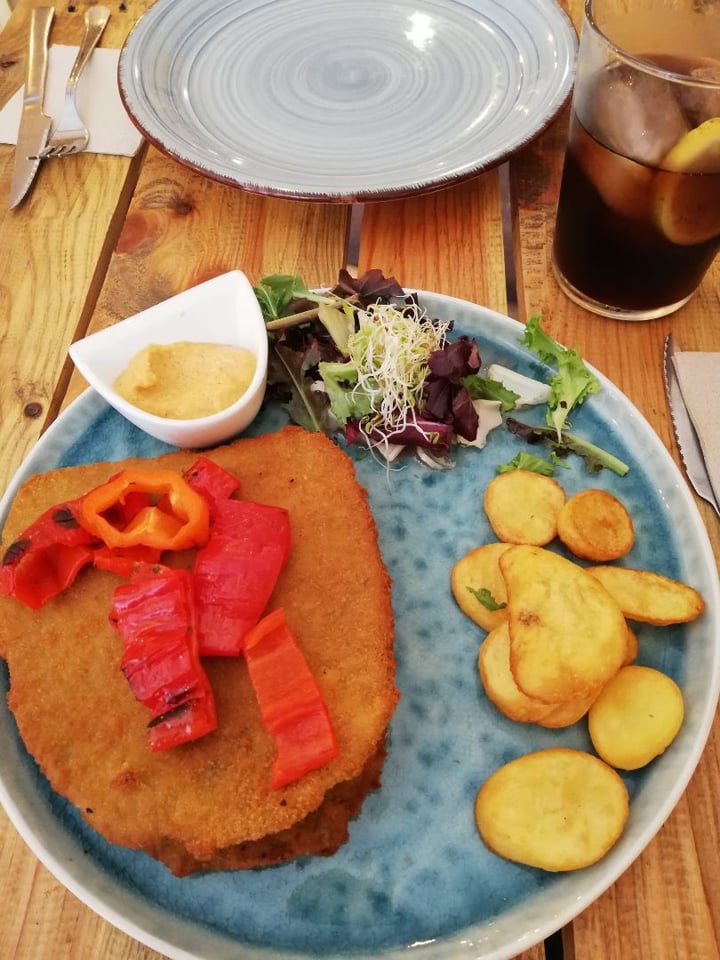 photo of Masa madre vegan food Cachopo Vegano shared by @lauraiba on  26 Mar 2020 - review