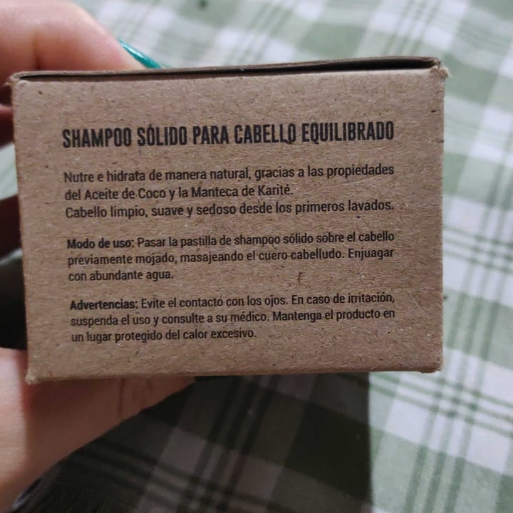 photo of Sentida Botánica Shampoo sólido cabello equilibrado shared by @pvilches on  16 Oct 2021 - review