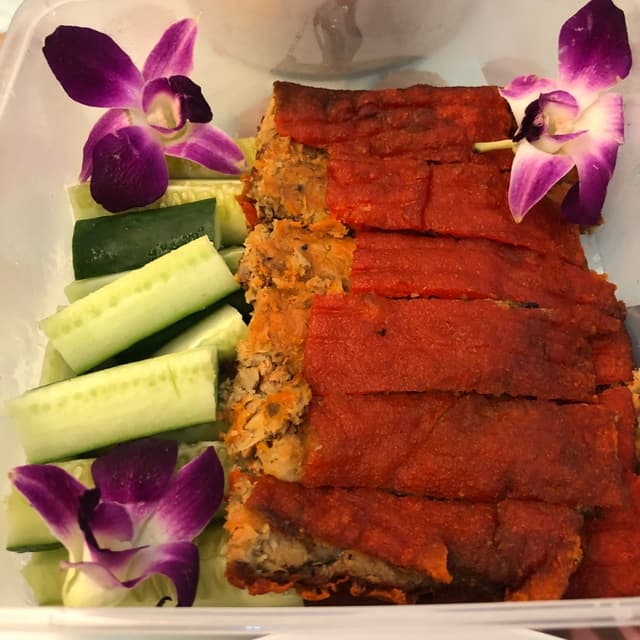 Foto del piatto “Vegan Suckling Pig”