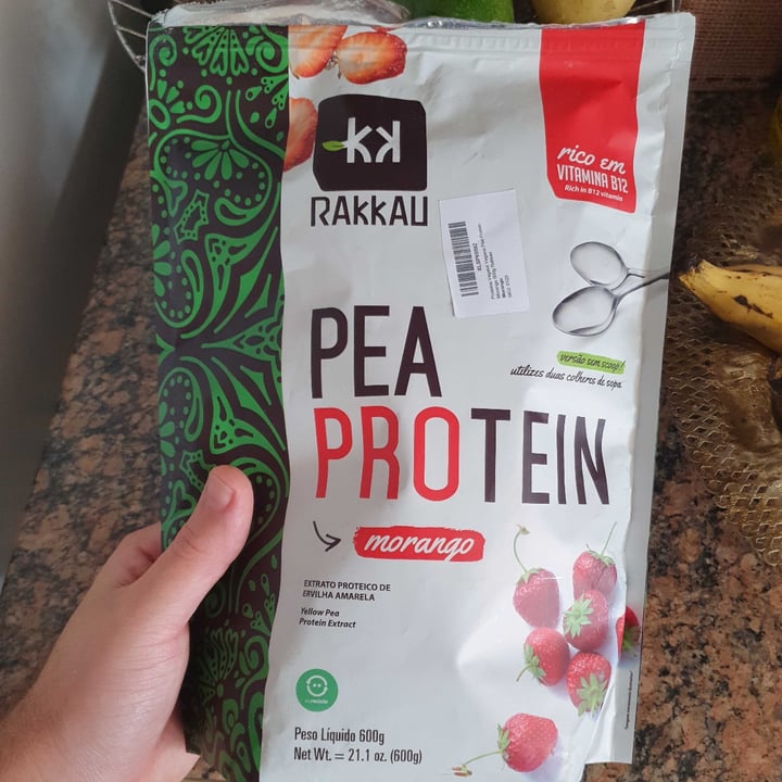 photo of Rakkau Pea Protein Sabor Morango shared by @rodolfoxpep on  04 Feb 2022 - review