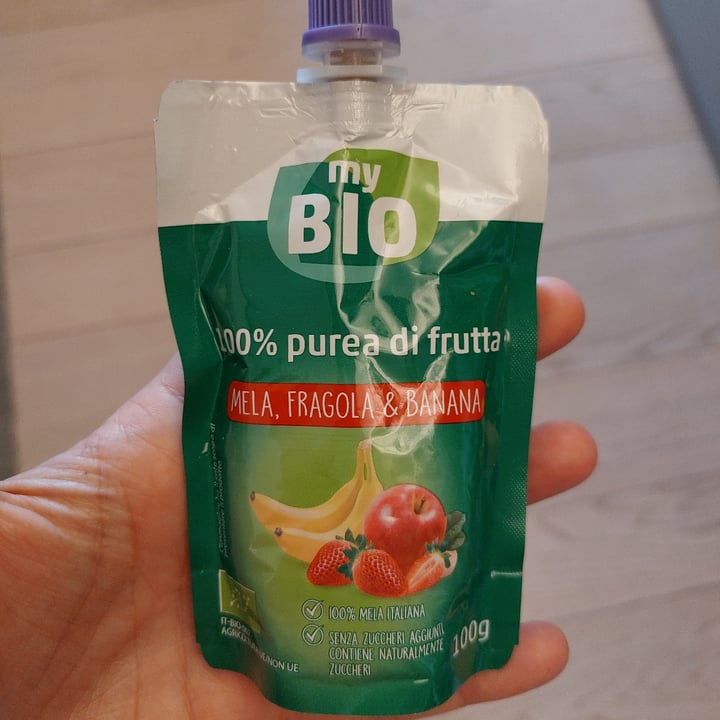 photo of My Bio 100% purea di frutta shared by @giuliabas on  02 Apr 2022 - review