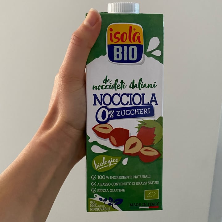 photo of Isolabio Latte Alla Nocciola Biologico shared by @giuliacalarota on  11 Mar 2022 - review