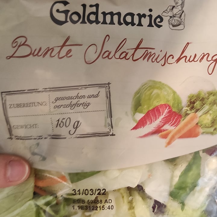 photo of Goldmarie Bunte Salatmischung shared by @lelepolly on  01 Apr 2022 - review