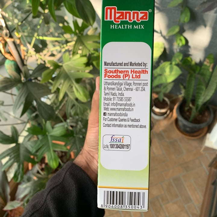 photo of Manna foods Health Mix shared by @pv on  12 Jan 2022 - review