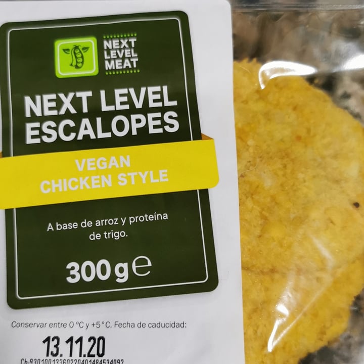 review photo of Next Level Meat Next Level Escalopes Vegan Chicken Style shared by @toniruizvegan on 25 Dec 2020 - review