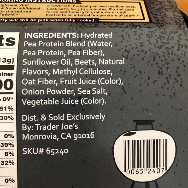 photo of Trader Joe's Protein Patties shared by @steffensenskitchen on  29 Apr 2020 - review