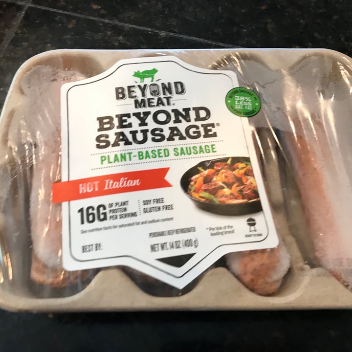 photo of Beyond Meat Beyond Sausage Hot Italian shared by @sigmacorvus on  30 Apr 2020 - review