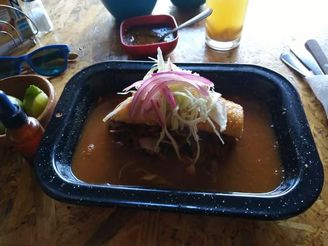 Foto do prato “Torta Ahogada”