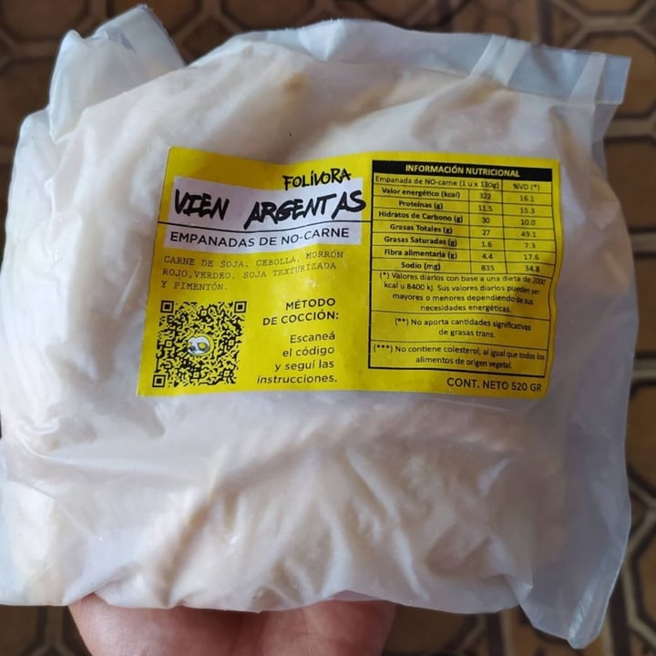 photo of Folivora empanada de no carne shared by @krkn on  23 Jun 2022 - review