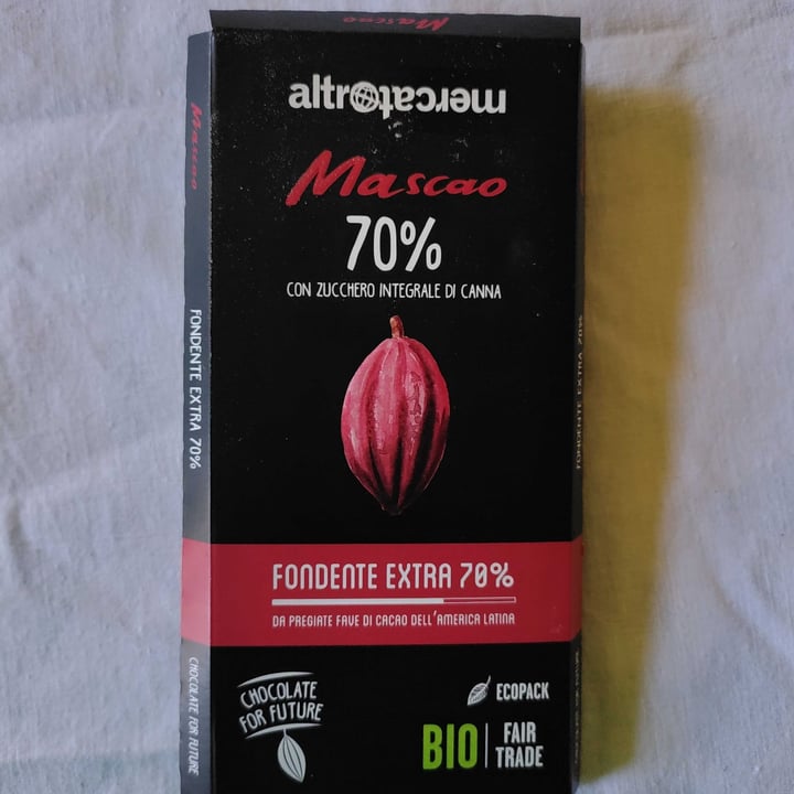 review photo of Altro mercato Mascao Fondente Extra 70% shared by @alegelb on 09 Apr 2022 - review