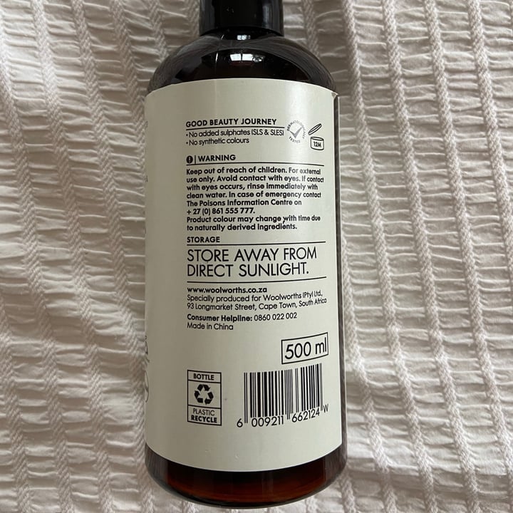 review photo of Woolworths Lemon verbena Body Wash shared by @anothersavegan on 31 Mar 2021 - review