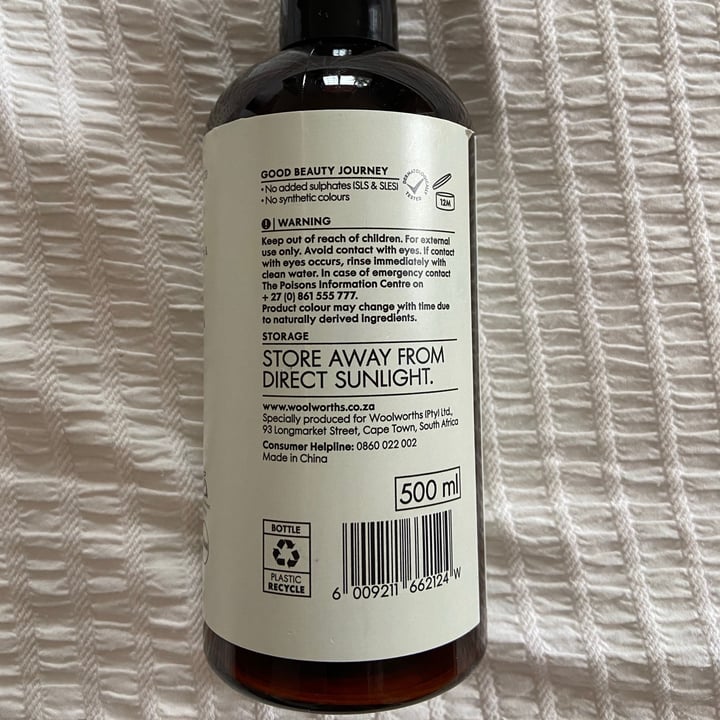 photo of Woolworths Lemon verbena Body Wash shared by @anothersavegan on  31 Mar 2021 - review