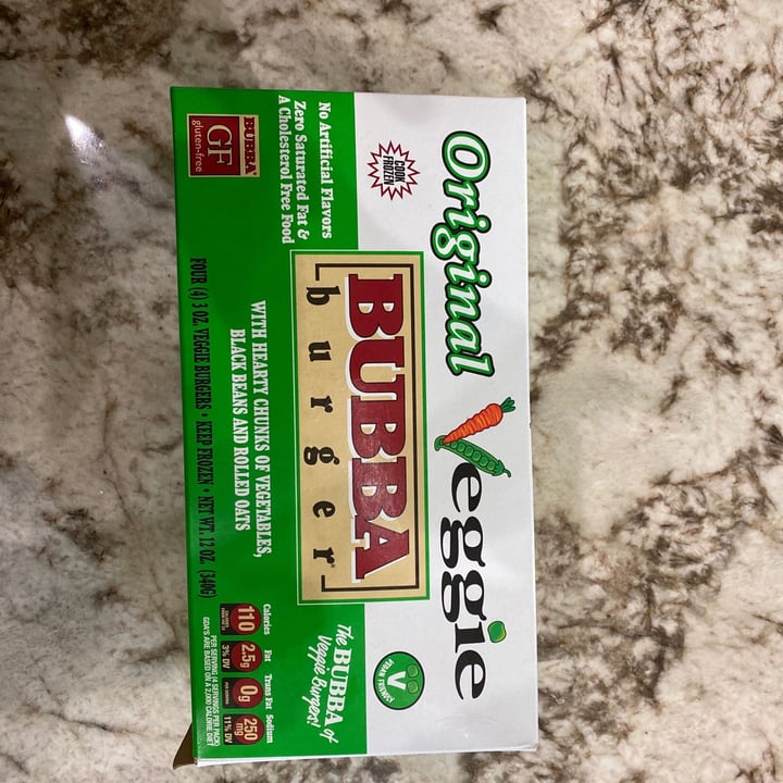 photo of Bubba Burger Veggie Bubba Burger shared by @jessicabenson on  01 Dec 2020 - review