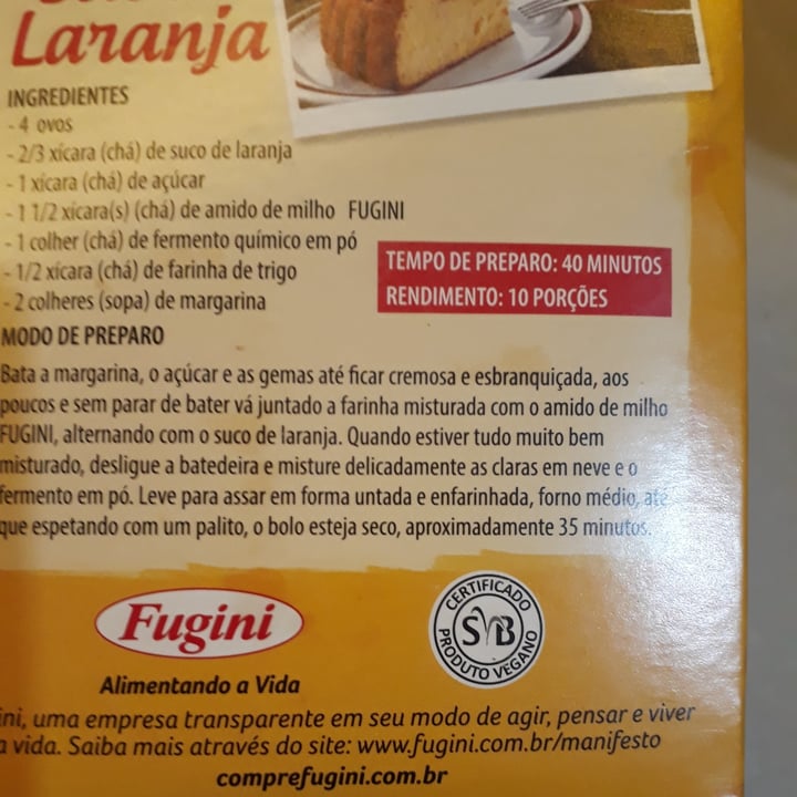 photo of Fugini Amido de milho shared by @anaprates on  17 Apr 2022 - review