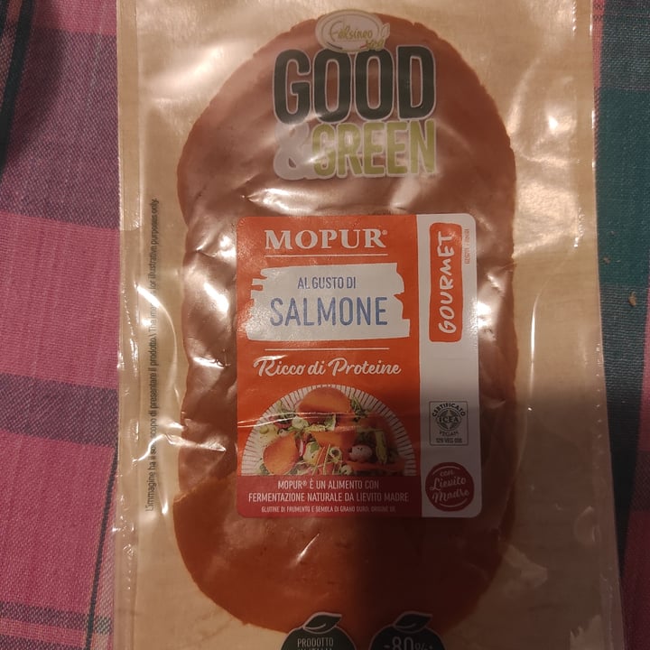 photo of Mopur vegetalfood Mopur Gusto Salmone shared by @elevatorr on  17 Jun 2022 - review