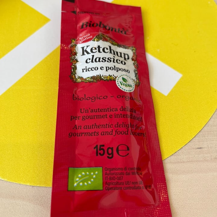 photo of Biobontà Ketchup Classico shared by @charlotteauxfraises on  16 Sep 2022 - review
