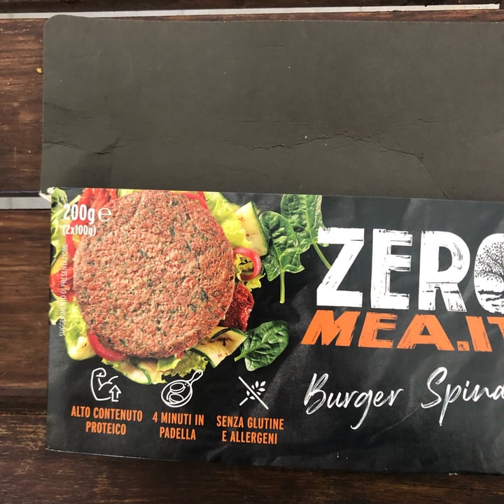 photo of Zero Mea.it Burger Spinaci shared by @cudiz on  05 Jun 2022 - review