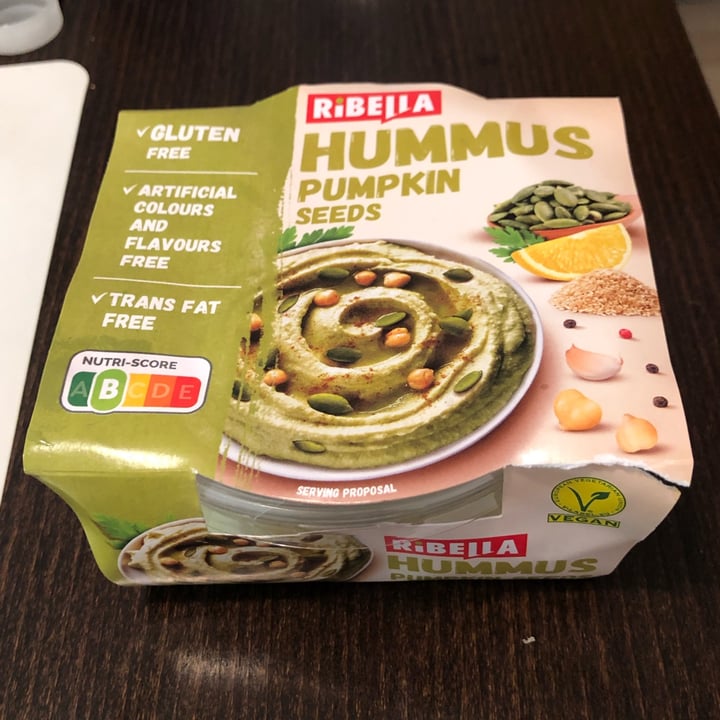 review photo of Ribella Hummus Pumpkin Seeds shared by @angelicadini on 29 Aug 2022 - review