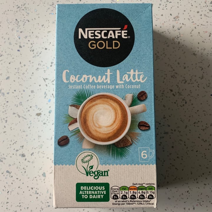 photo of Nescafé Coconut latte shared by @vegneve on  11 Jan 2021 - review