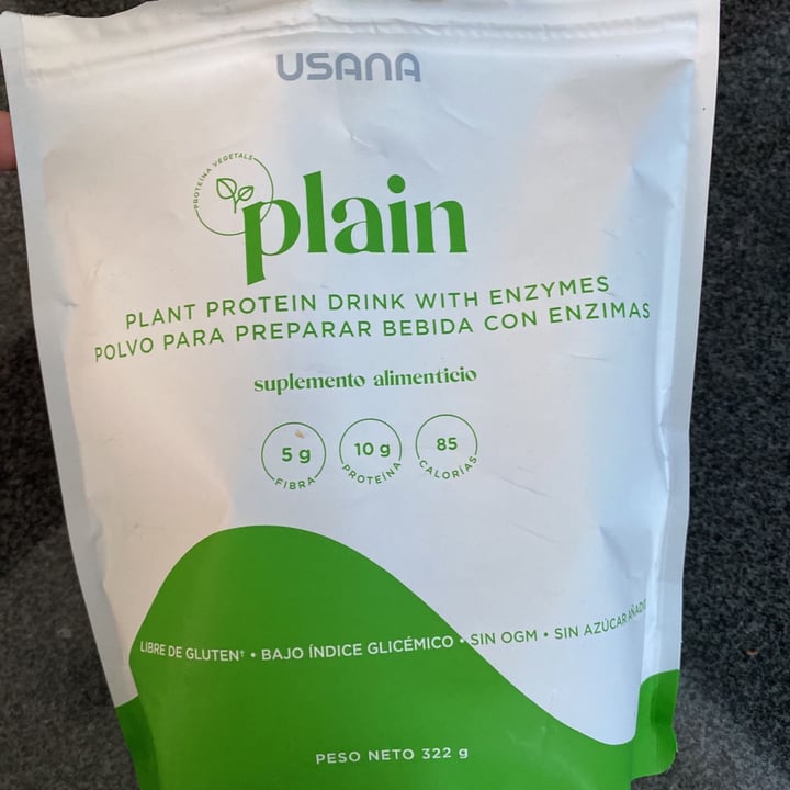 photo of Usana Proteína Vegetals Plain shared by @nataliamora on  01 Aug 2021 - review