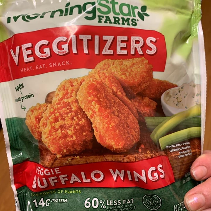 photo of MorningStar Farms Veggitizers Veggie Buffalo Wings shared by @shannonmarilyn on  02 Nov 2021 - review