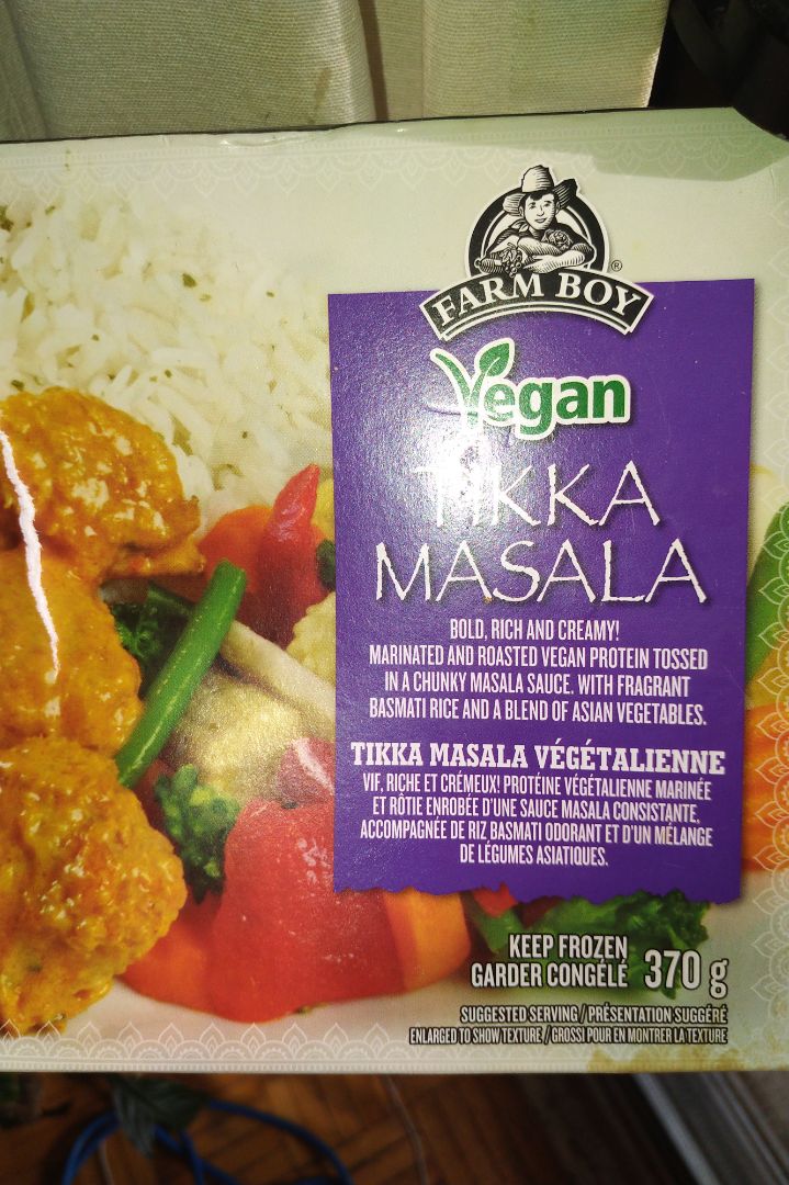 photo of Farm Boy Tikka Masala shared by @marniecorinne on  23 Oct 2019 - review