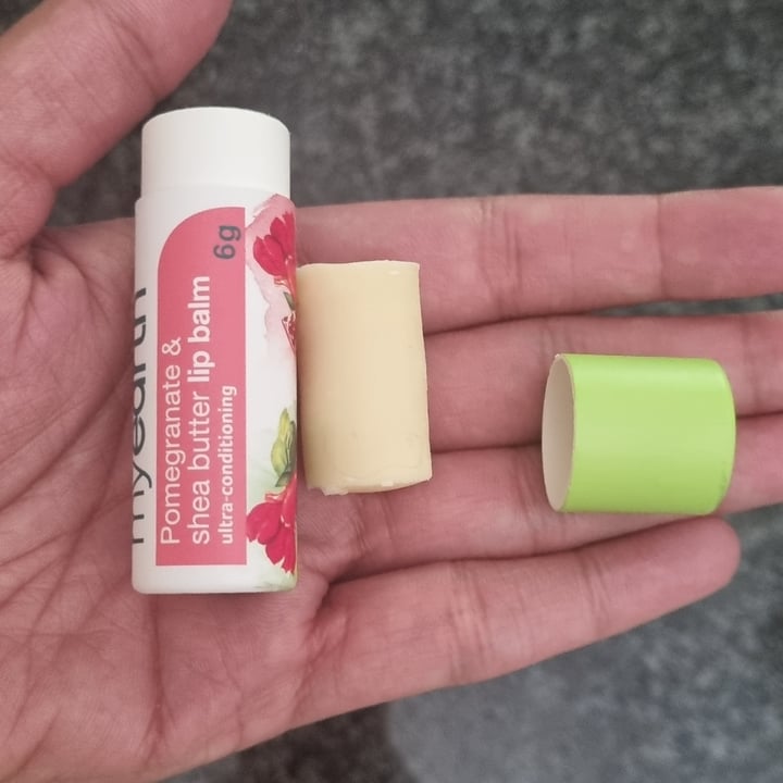 photo of Clicks health and beauty myearth Pomegranate & Shea Butter Lip Balm shared by @sunshineyum on  23 Oct 2022 - review