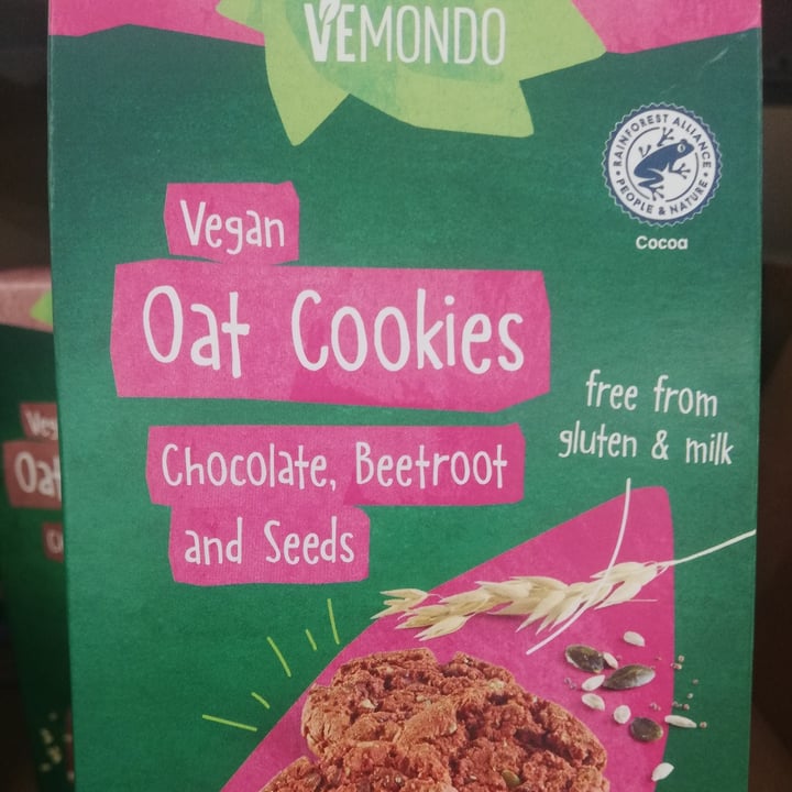 photo of Vemondo Vegan oat cookies chocolate, beetroot and seeds shared by @frankief on  17 Sep 2022 - review