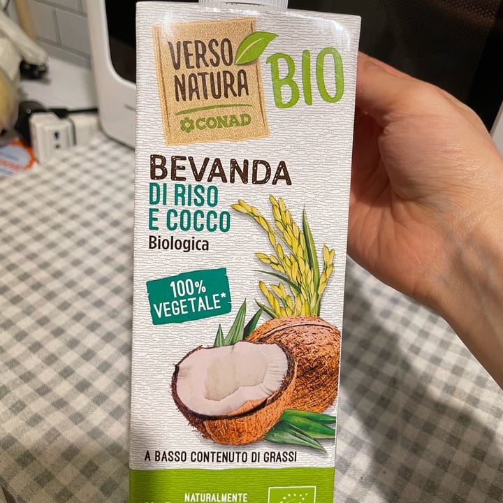 photo of Verso Natura Conad Veg Bevanda a base di riso e cocco shared by @ericarav on  04 Apr 2022 - review