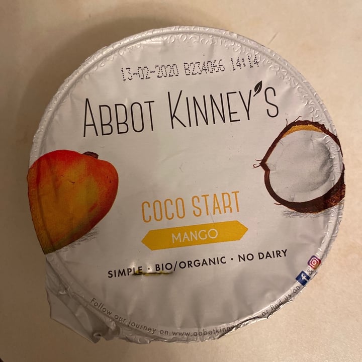 photo of Abbot Kinney’s Coco Start Mango shared by @plantbasedizy on  06 Feb 2020 - review
