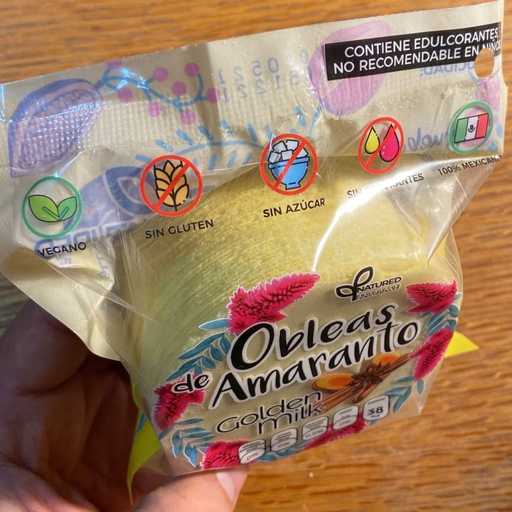 photo of Natured -Productos Funcionales Obleas de Amaranto shared by @rich-hf on  23 Jun 2021 - review