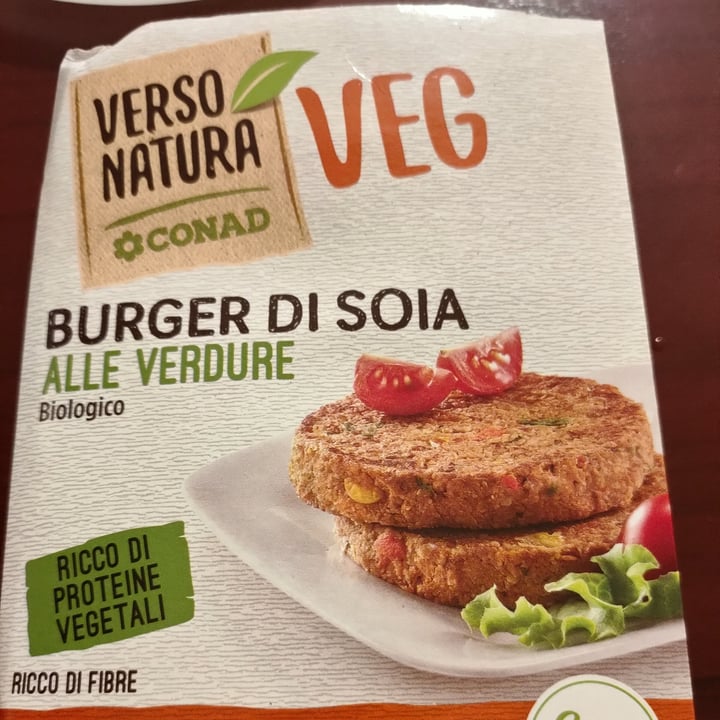 photo of Verso Natura Conad Veg Burger Di Soia alle Verdure shared by @manuelita111 on  01 Jan 2023 - review