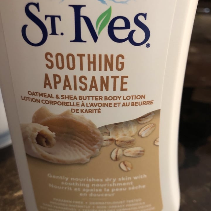 review photo of St. Ives Oatmeal and shea butter body lotion shared by @vegan-claudia on 19 Jun 2021 - review