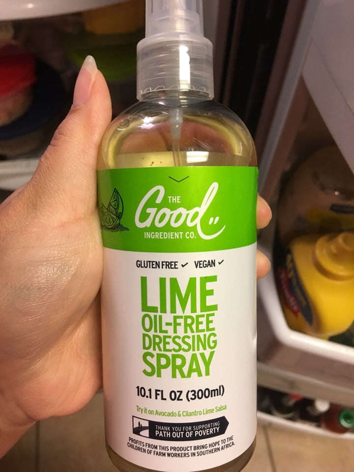 review photo of The Good Ingredient Co. Lime Oil-Free Dressing Spray shared by @heyvegangal on 26 May 2019 - review