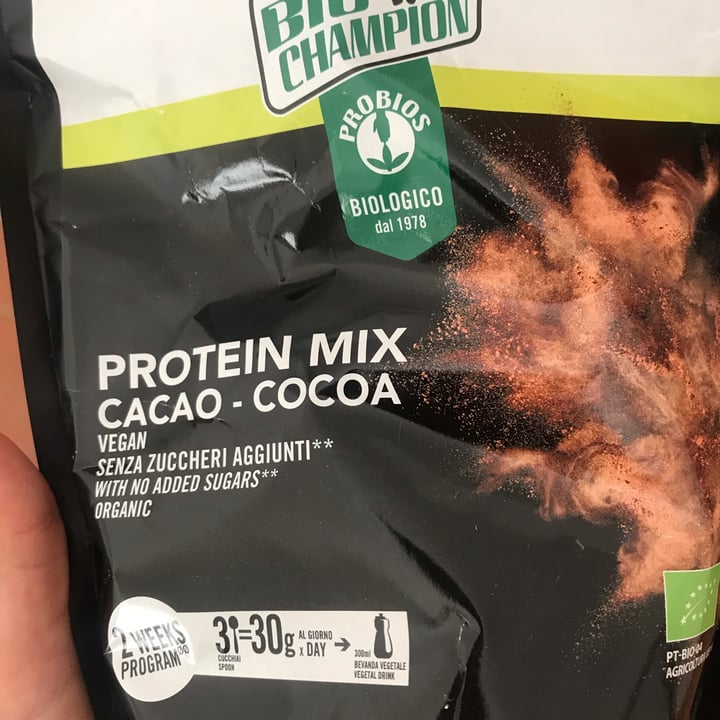 photo of Bio champion Protein Mix Cacao shared by @frhelene on  09 Sep 2022 - review