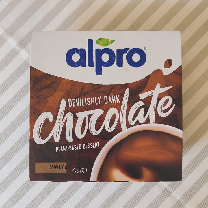 photo of Alpro Devilish Dark Chocolate Dessert shared by @irishamber on  31 Mar 2021 - review