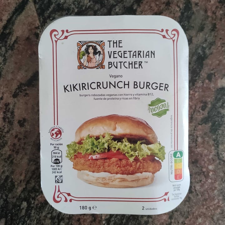 review photo of The Vegetarian Butcher Kikiricrunch Burger shared by @veganaroa on 26 Jun 2022 - review